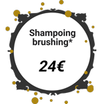Tarif shampoing brushing femme
