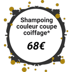 Tarif shampoing couleur coupe coiffage femme